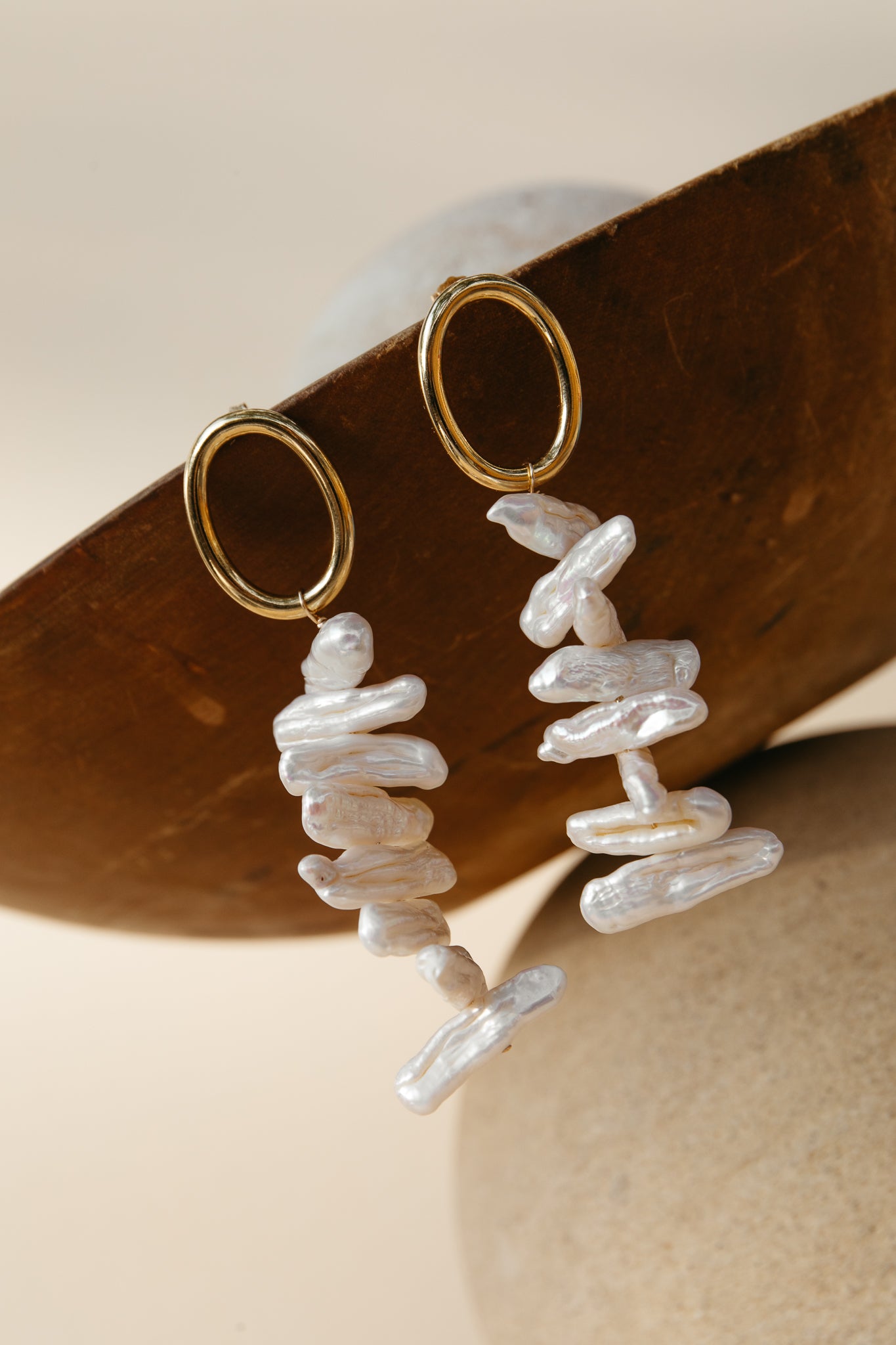 Boucles Eva en perles