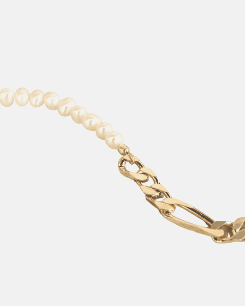 Bracelet Angie en plaqué or et des perles de cultures blanches ou rosés fabriqué à la main à Valence