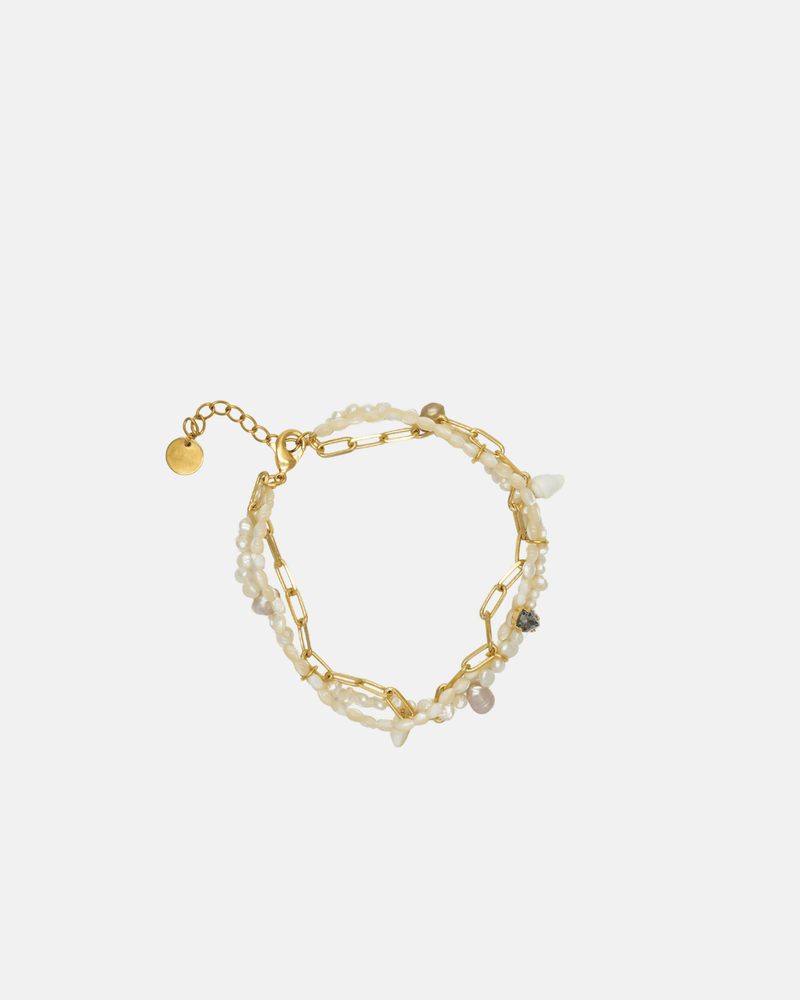 Sia multi-row ankle bracelet