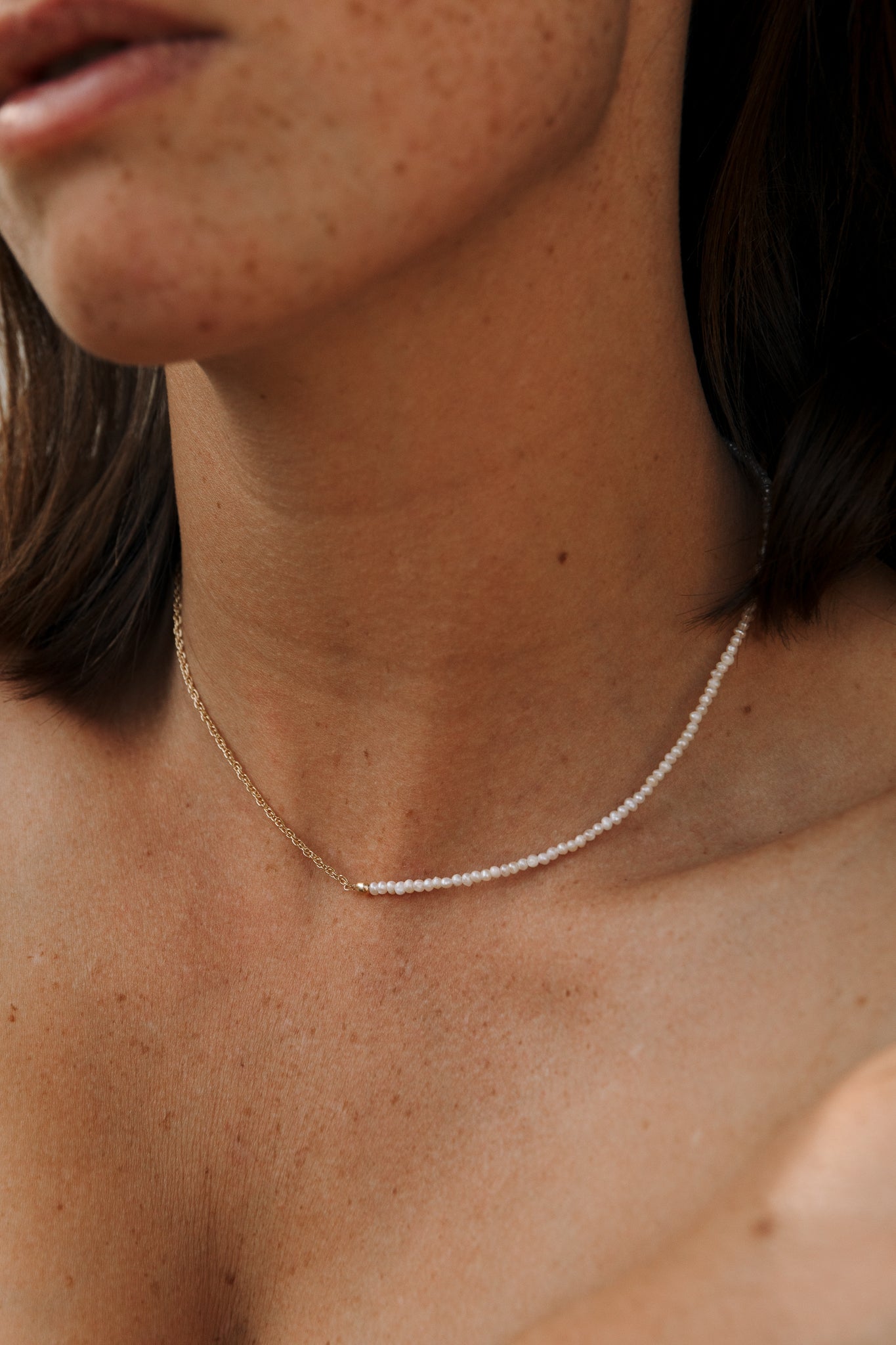 Collier Maggie bi-matière