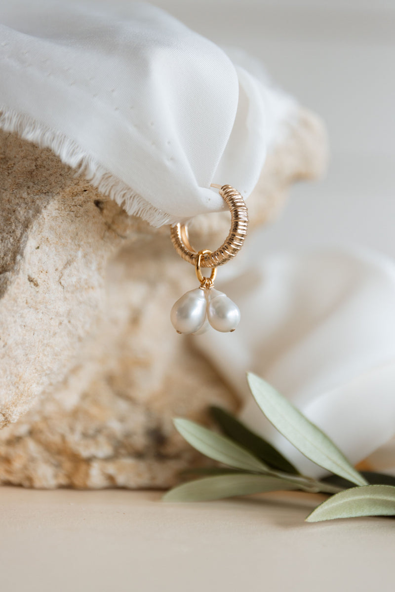 Kiara hoop earrings
