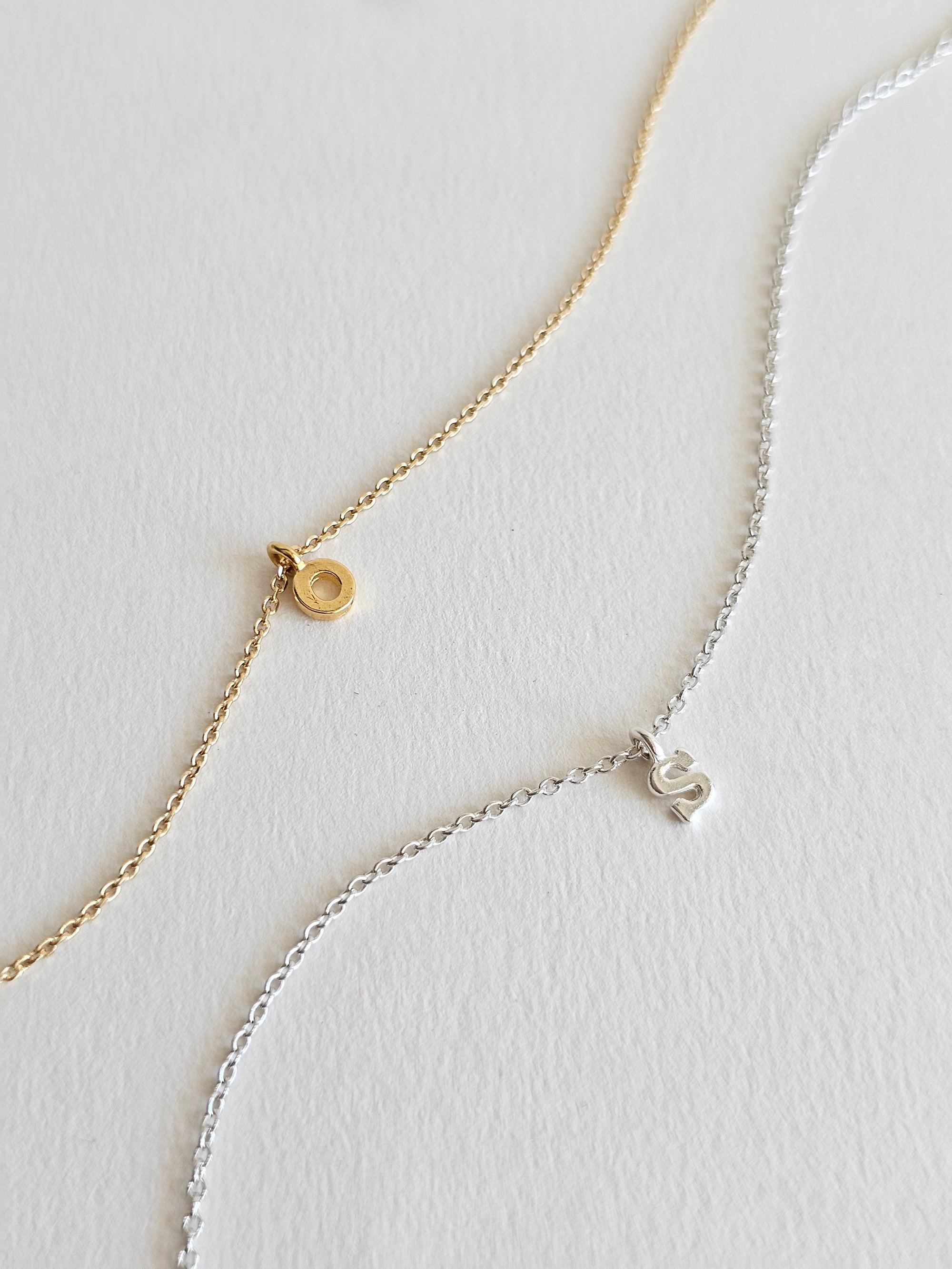 Silver Love Letter Necklace
