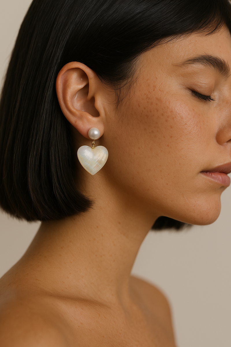 Judith heart earrings