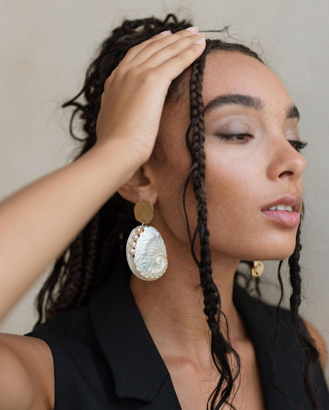 Boucles d'oreilles asymétrique Harper