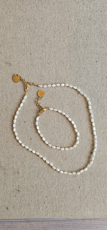 Collier Brune en perles de nacre