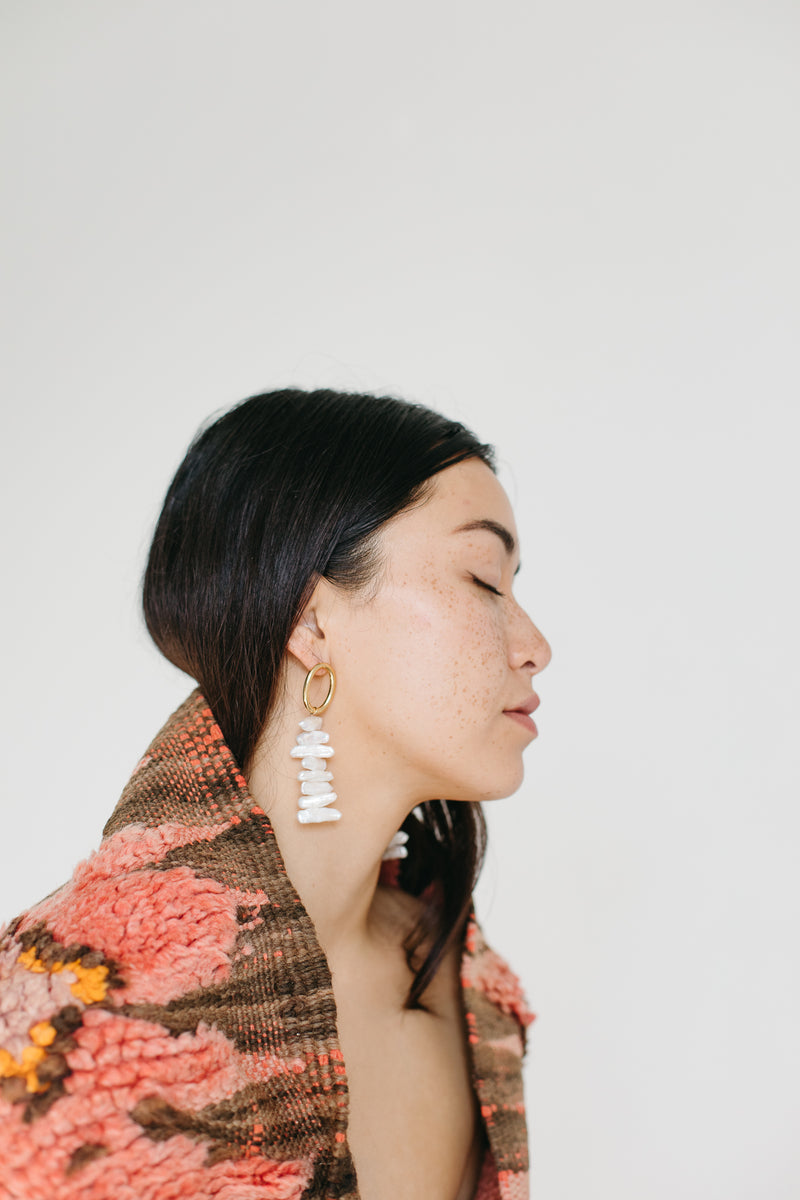Boucles Eva en perles