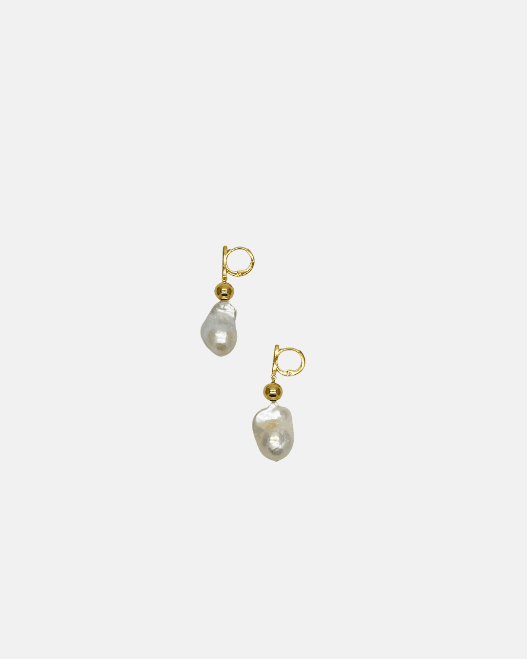 Boucles d'oreilles femmes en or par GISEL B en perles de culture baroque