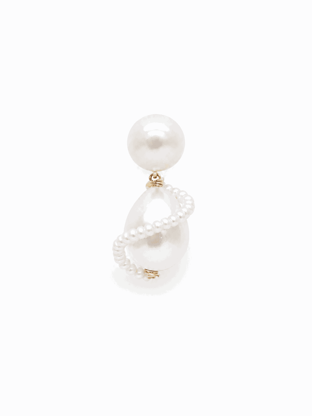Boucles Gabi colorées en perles