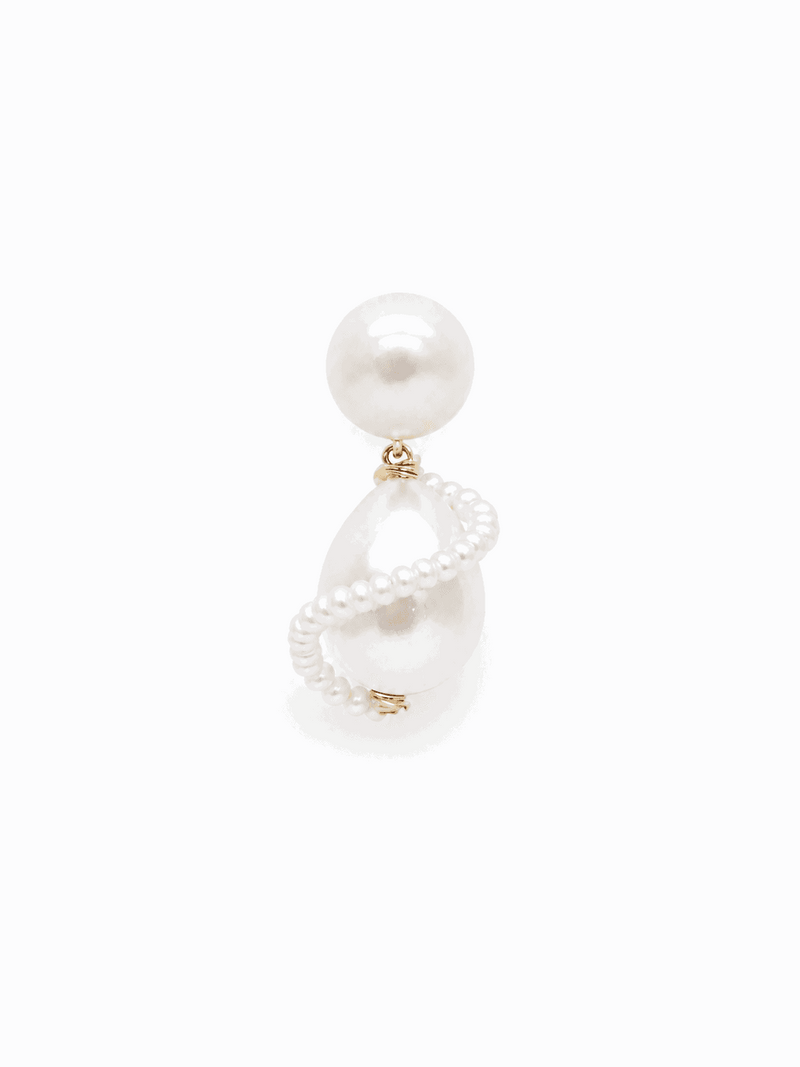 Boucles Gabi colorées en perles