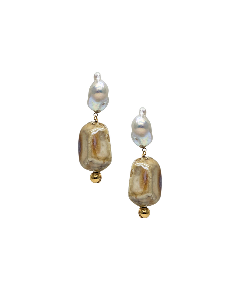 Boucles Léna beige