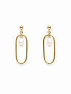 Ella Oval Earrings