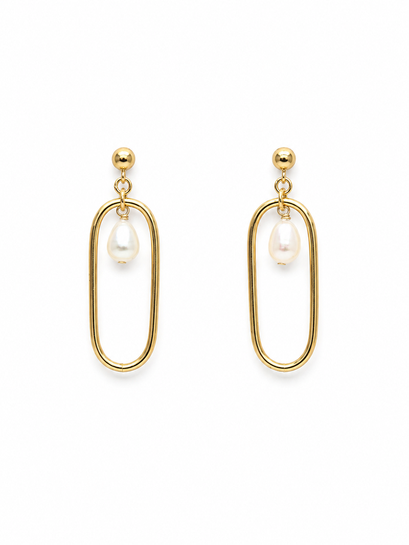 Ella Oval Earrings