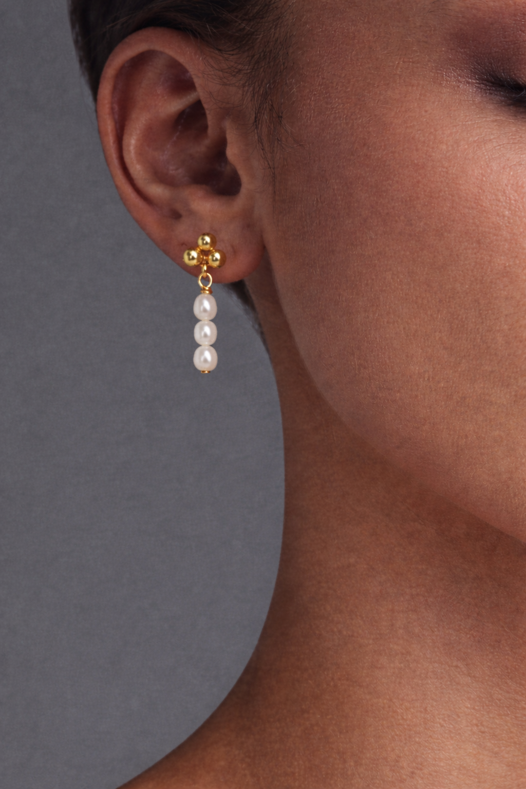 Boucles d'oreilles légères en perles de culture