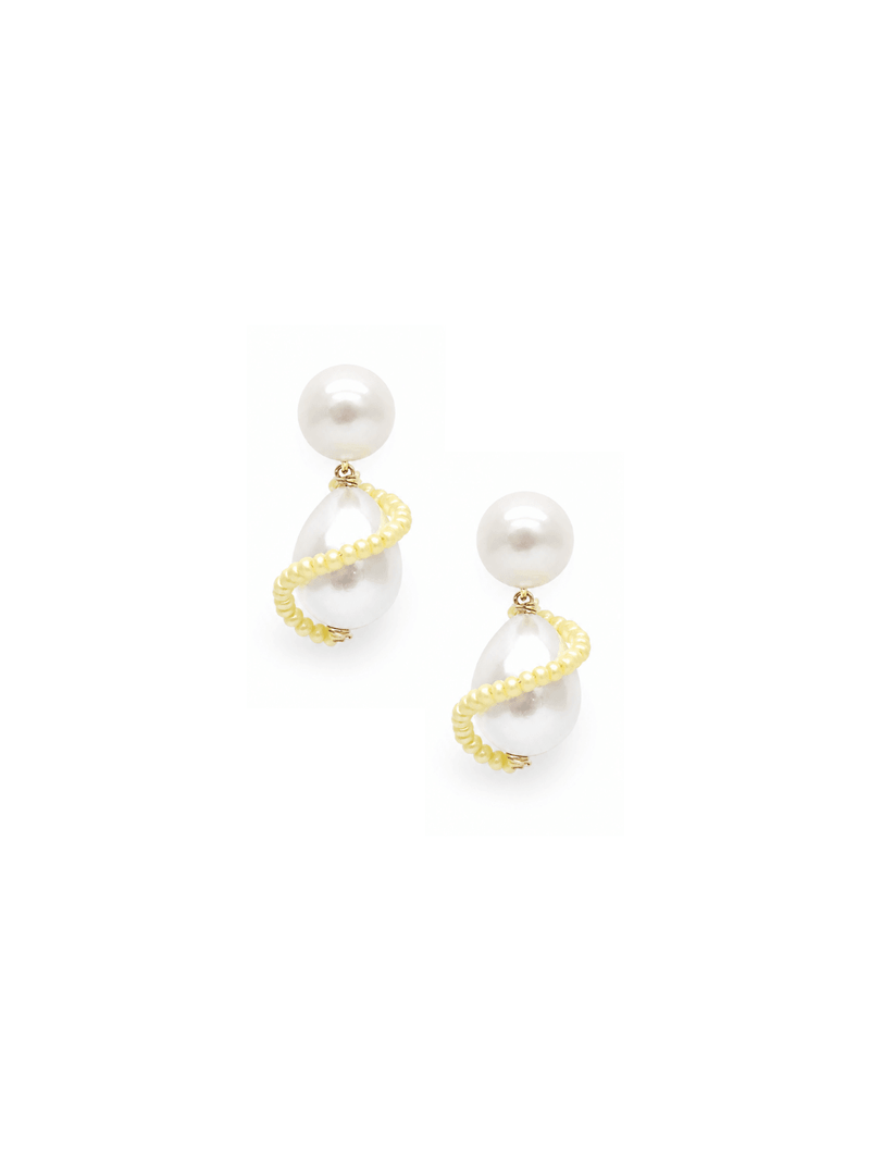 Colorful Gabi beaded earrings