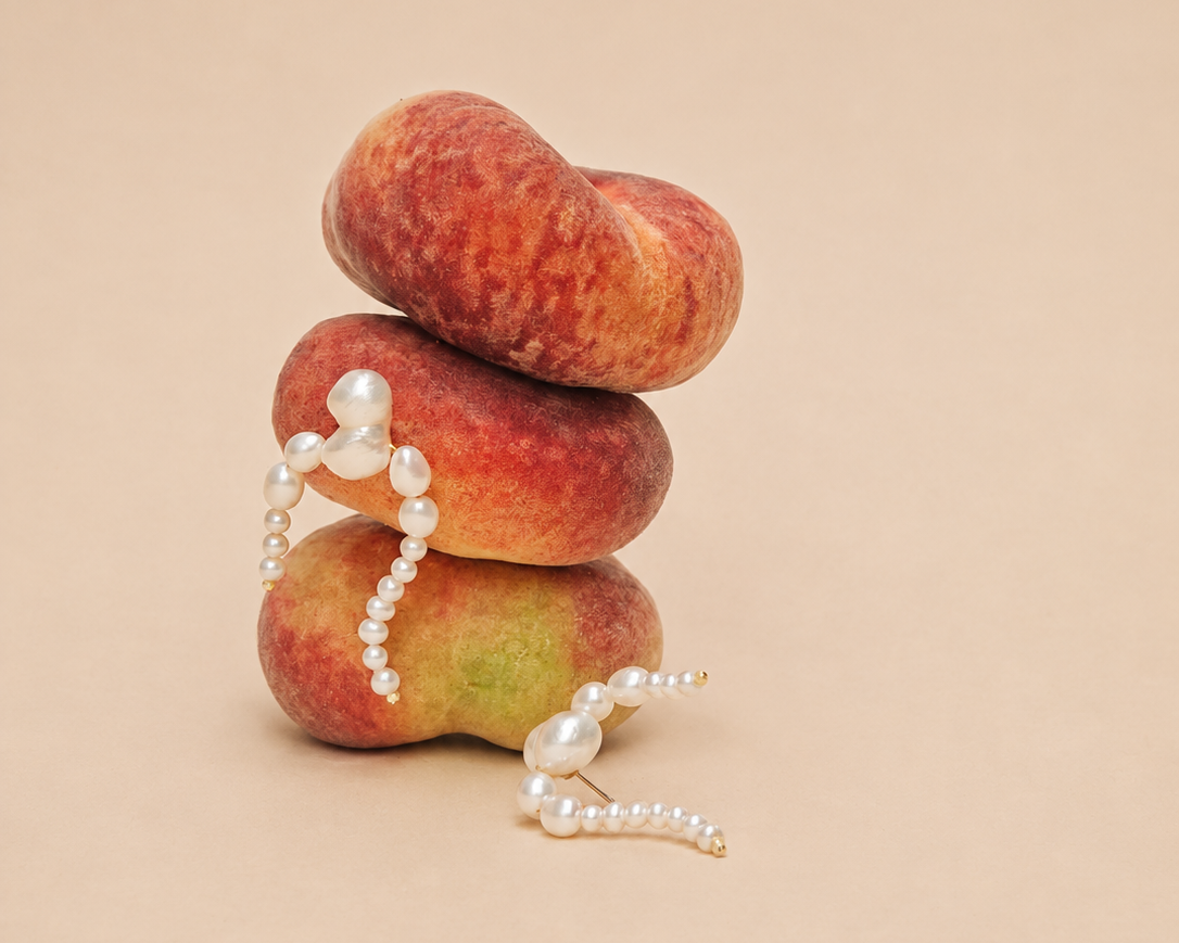 Boucles d'oreilles en perles de culture baroque fabriquées à la main