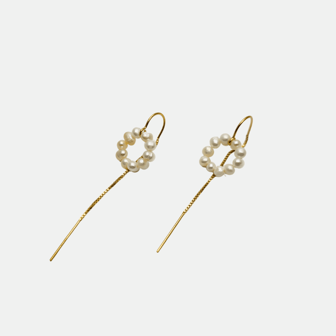 Boucles d'oreilles chaine par la marque de bijou femme haut de gamme GISEL B 