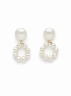 Boucles pendantes Teddy en perles