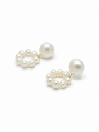 Boucles pendantes Teddy en perles