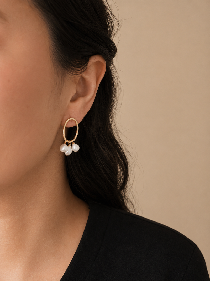 boucles d'oreilles en perles à petits prix
