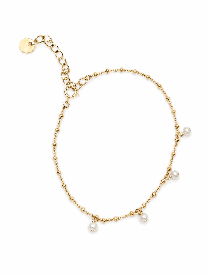 Bracelet Lilie chaine et perles