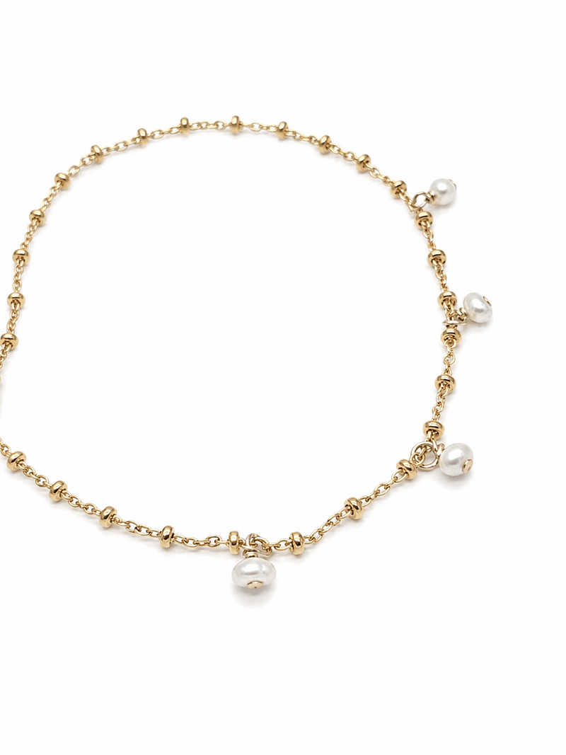 Bracelet Lilie chaine et perles