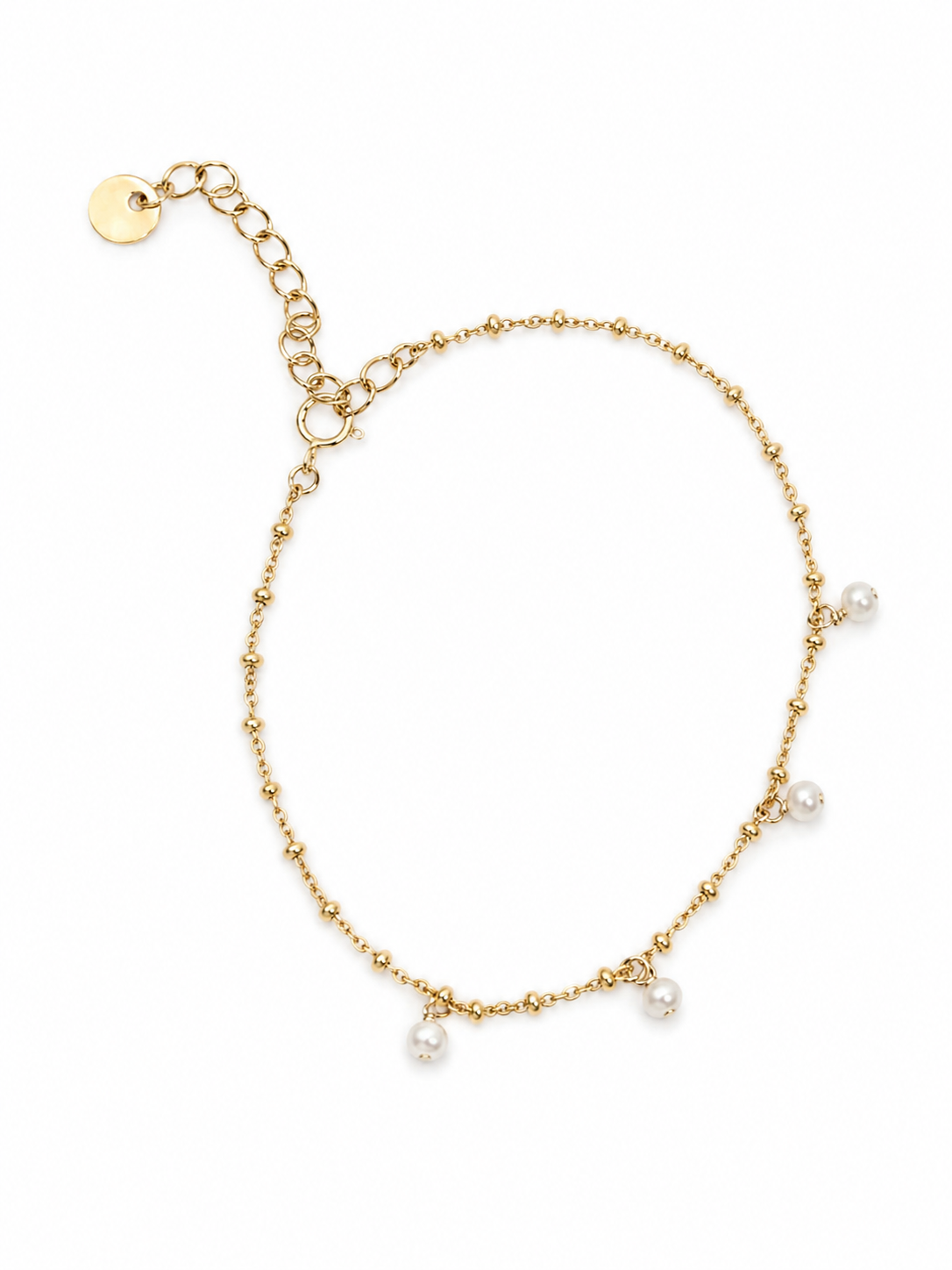 Bracelet Lilie chaine et perles
