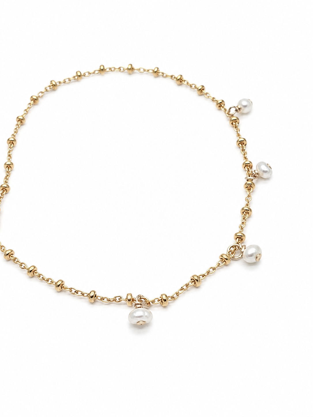 Bracelet Lilie chaine et perles