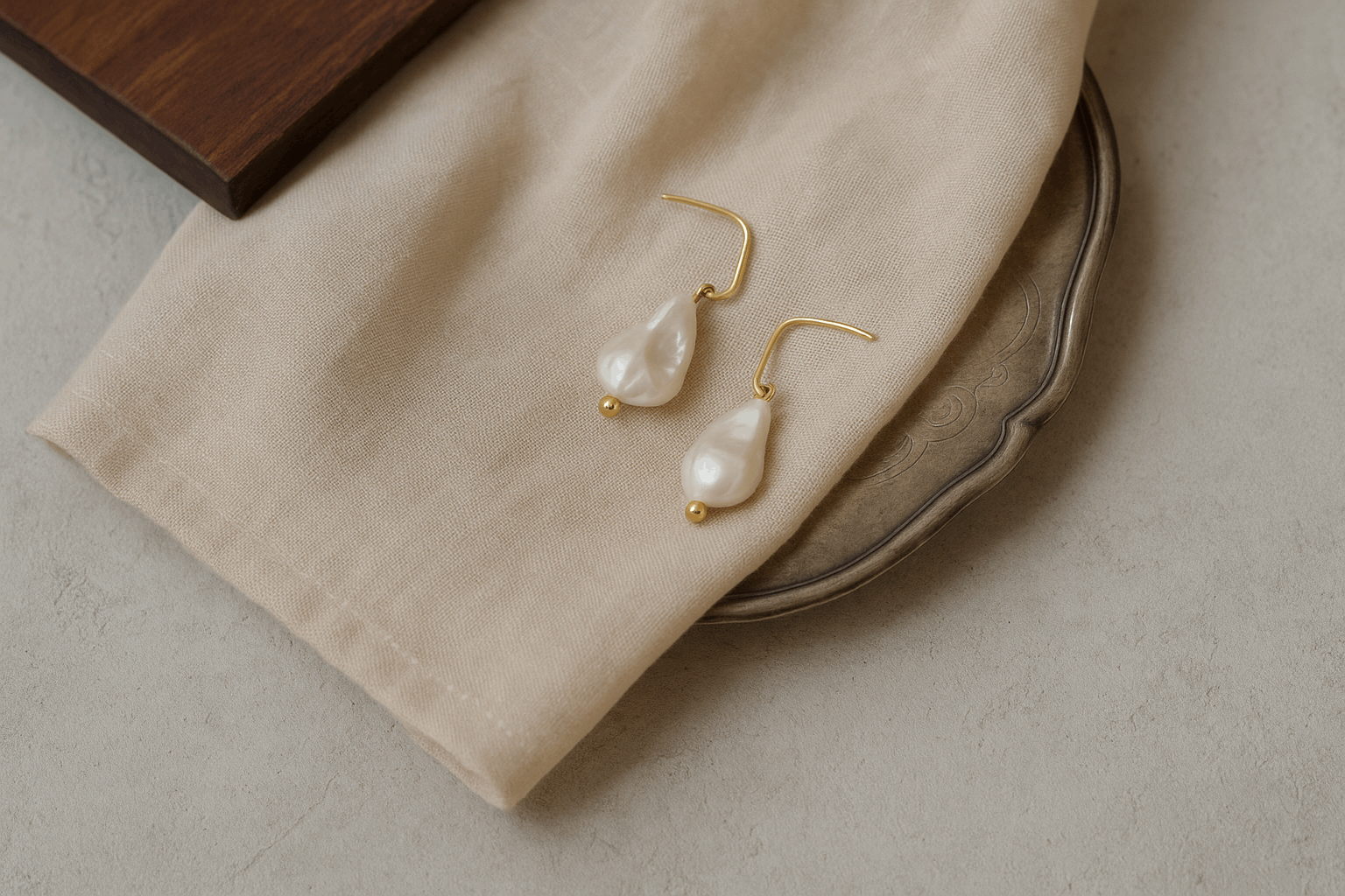 Boucles Léane en perles