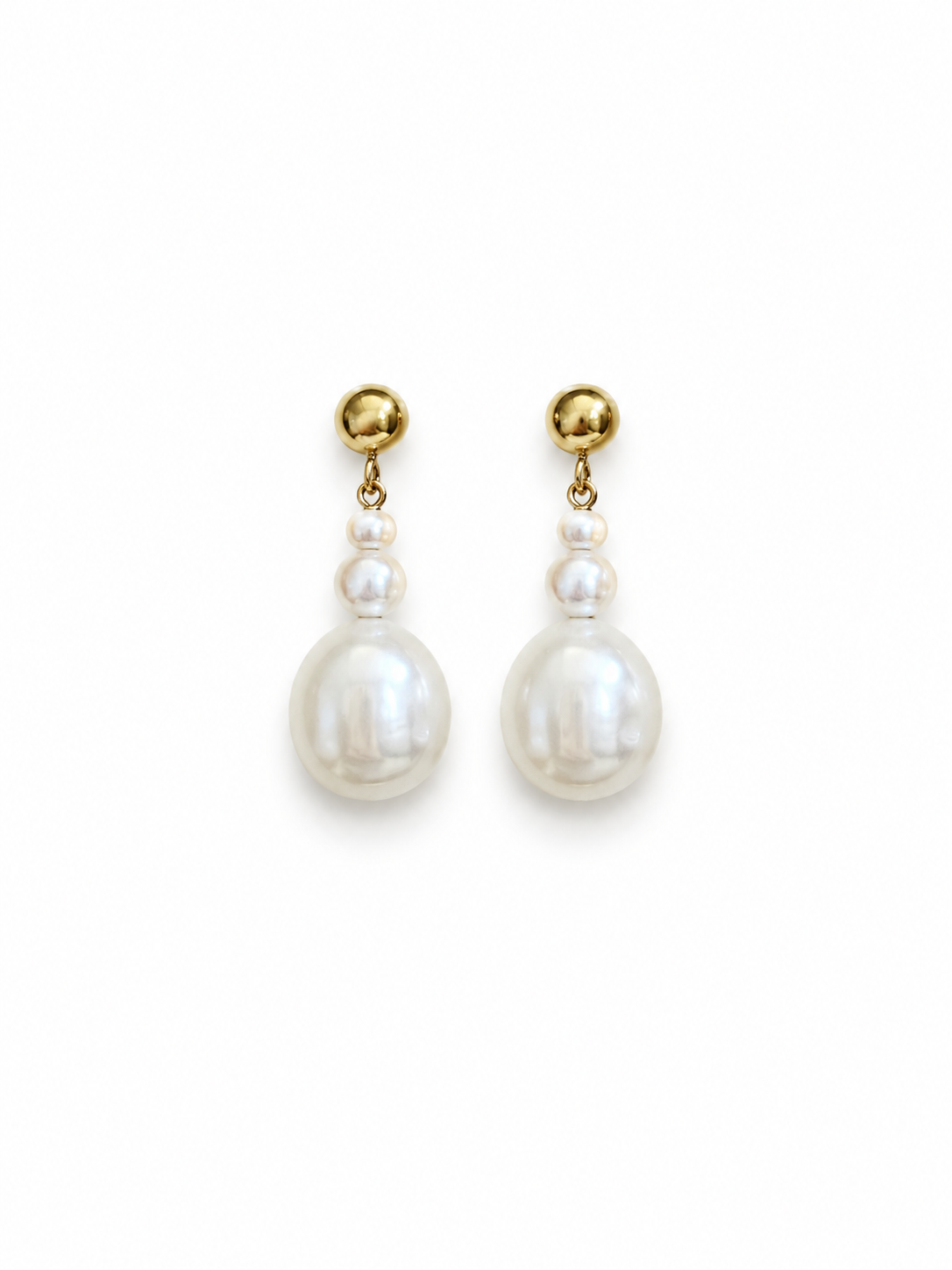 Boucles d'oreilles Love en perles
