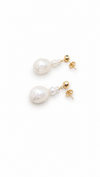 Boucles d'oreilles Love en perles