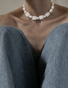 Choker en perles de culture