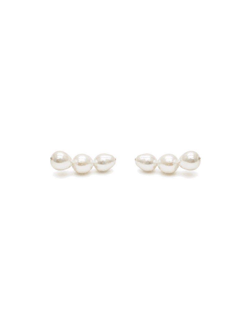 Bijou d'oreille en perles de culture
