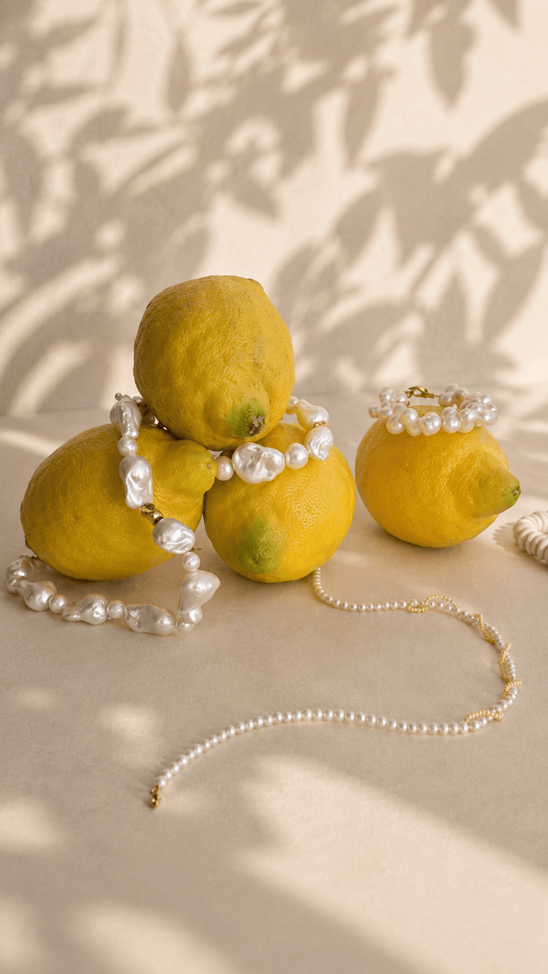 Gabi necklace with colourful beads
