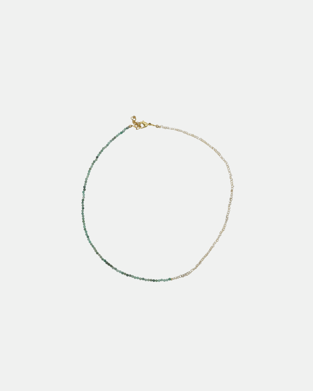 Emmie bi-material necklace