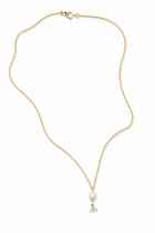 Fine necklace France with pearls and Swarovski