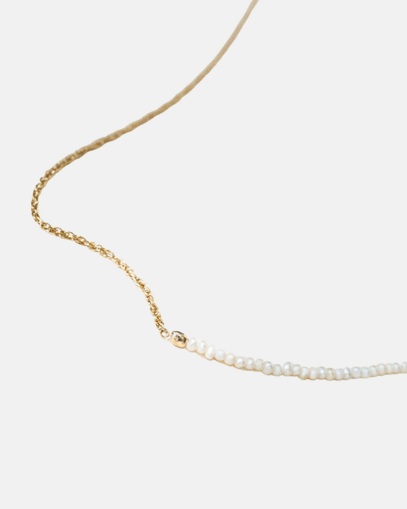 Collier Maggie bi-matière