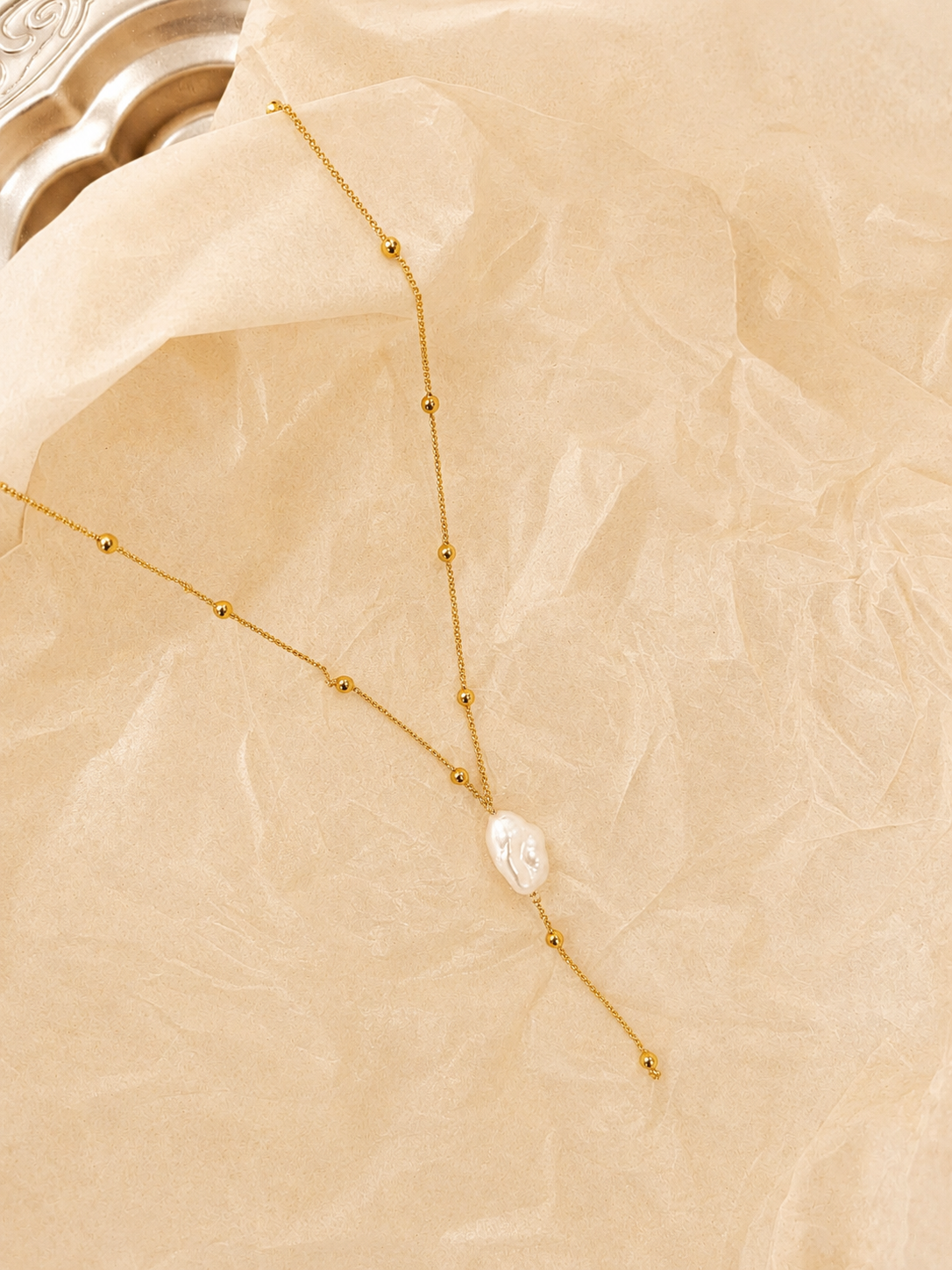 Collier Yuna chaine et perle