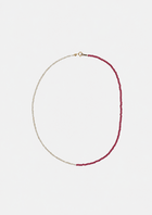 Collier Emmie bi-matière en perles