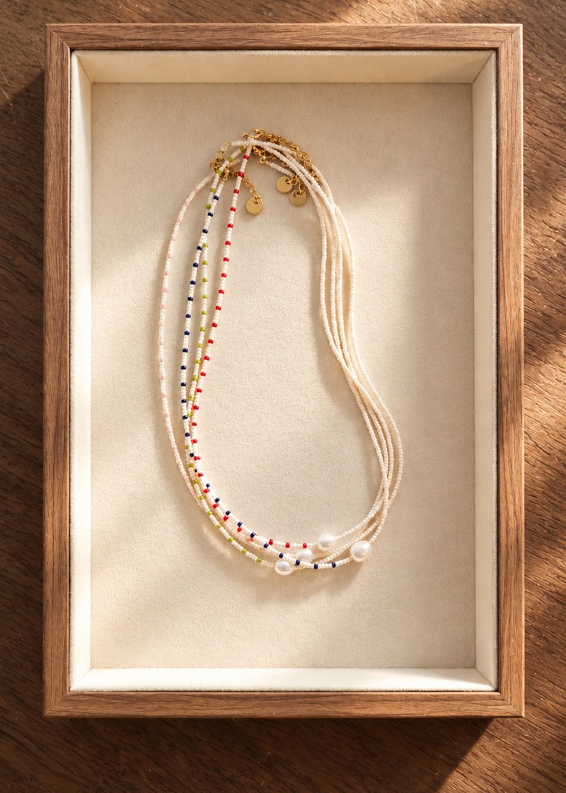 Collier Jeanne fabriqué à la main en France
