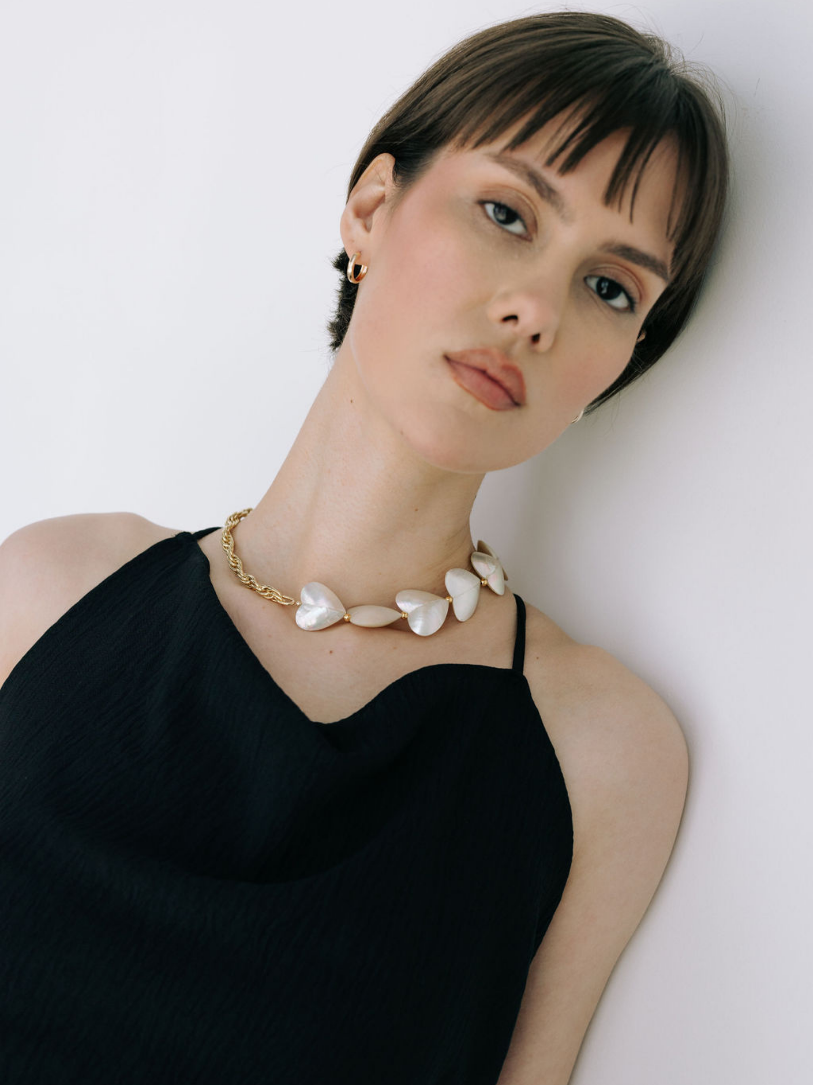 Choker „Judith“ aus zwei Materialien