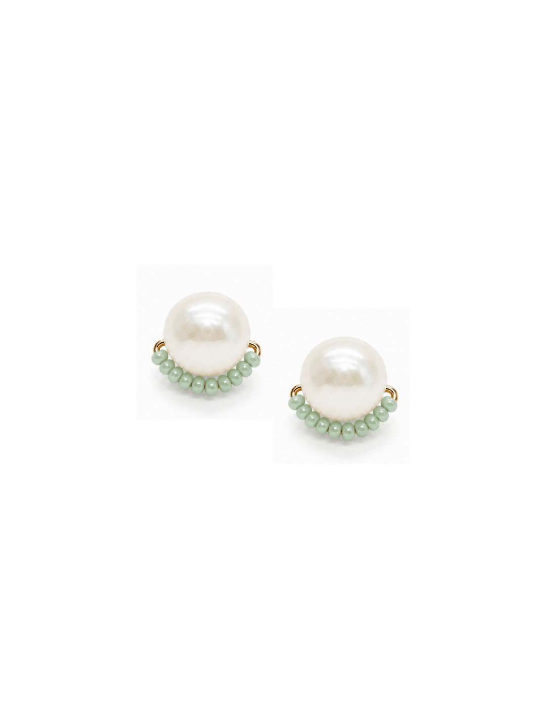 Gabi multicolored bead earrings