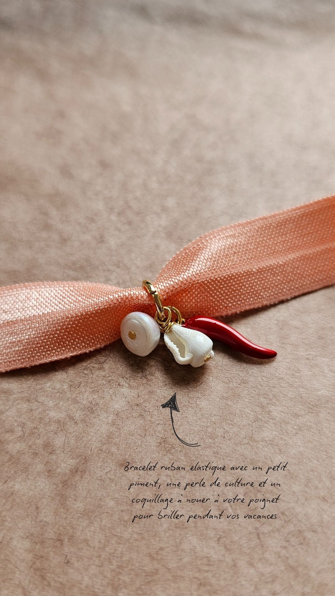 Bracelet Porte-bonheur Piment