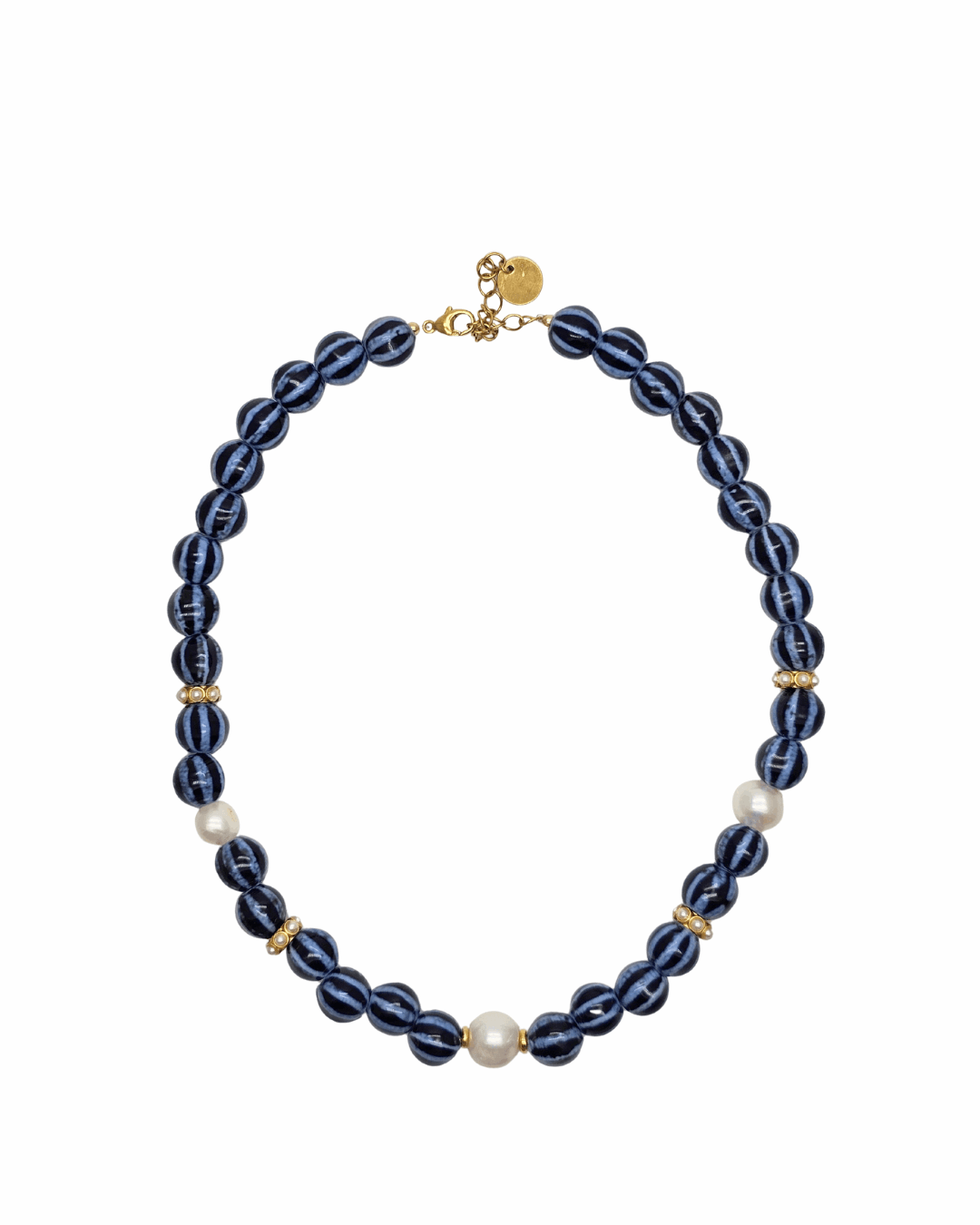 Collier Mary bleu