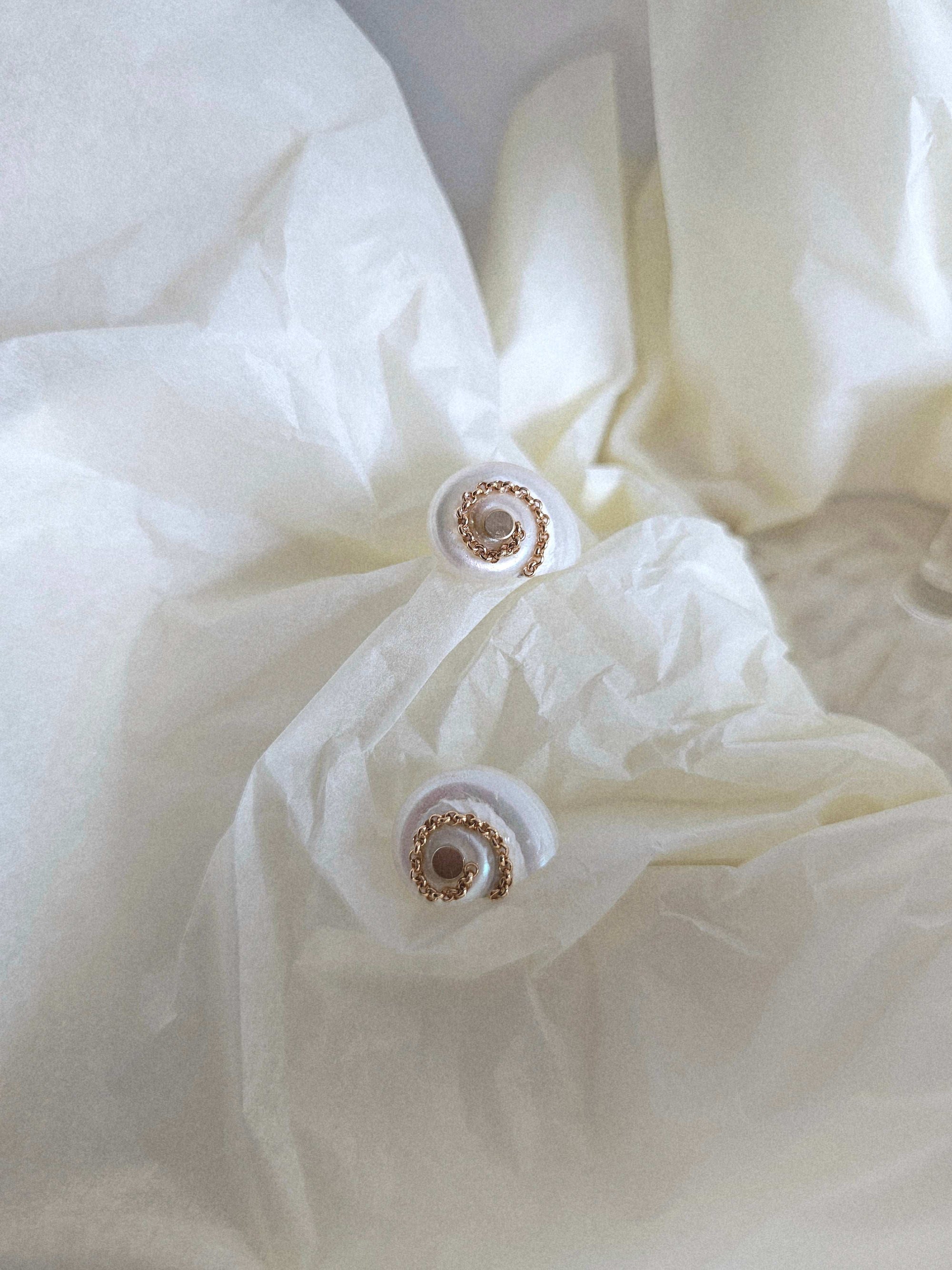 Boucles coquillage Céleste