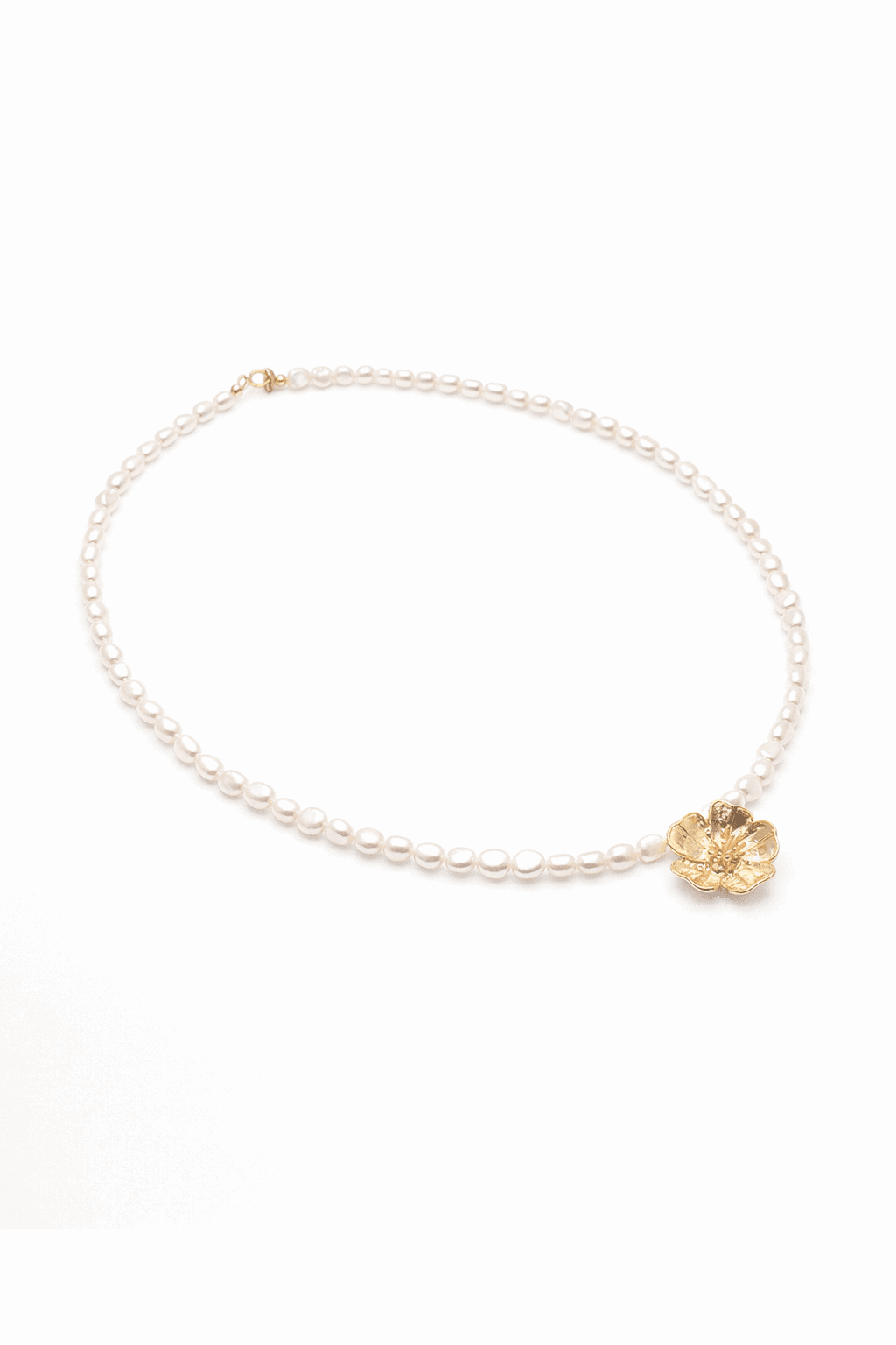 Collier fleur Aya en perles