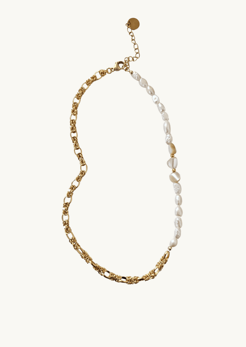 Collier bi-matière Ash