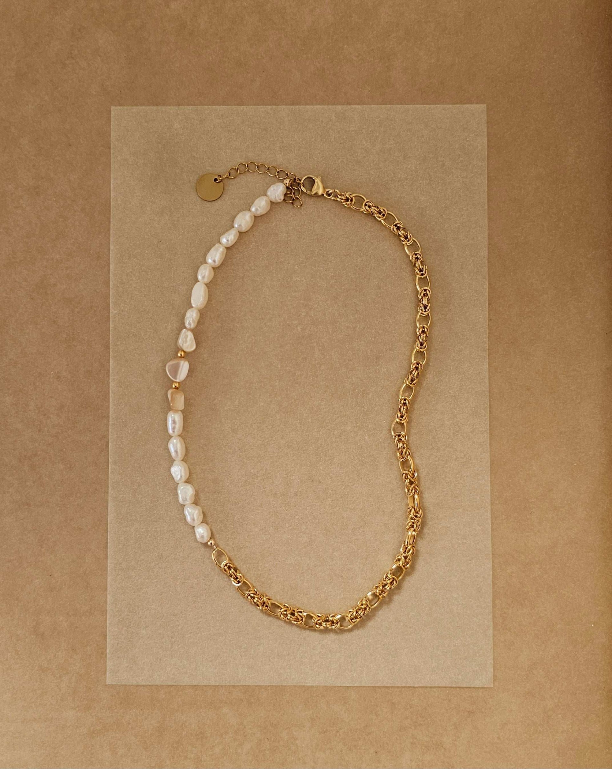 Collier bi-matière Ash