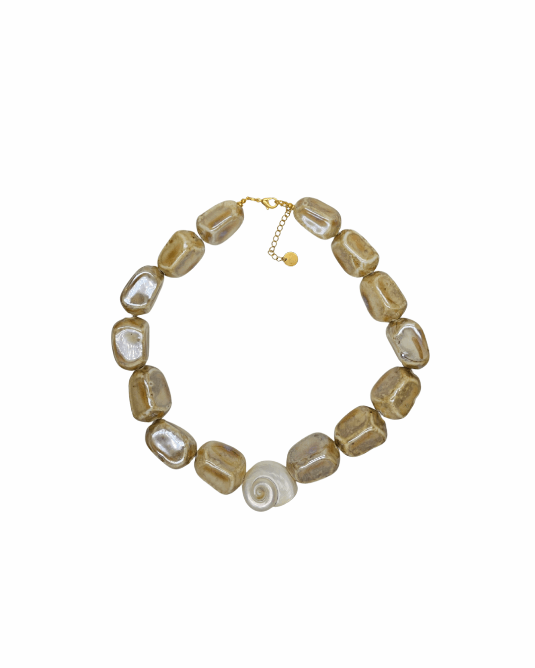 Choker Lena beige