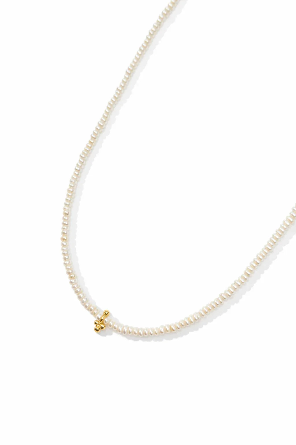 Collier fin en perles Erine
