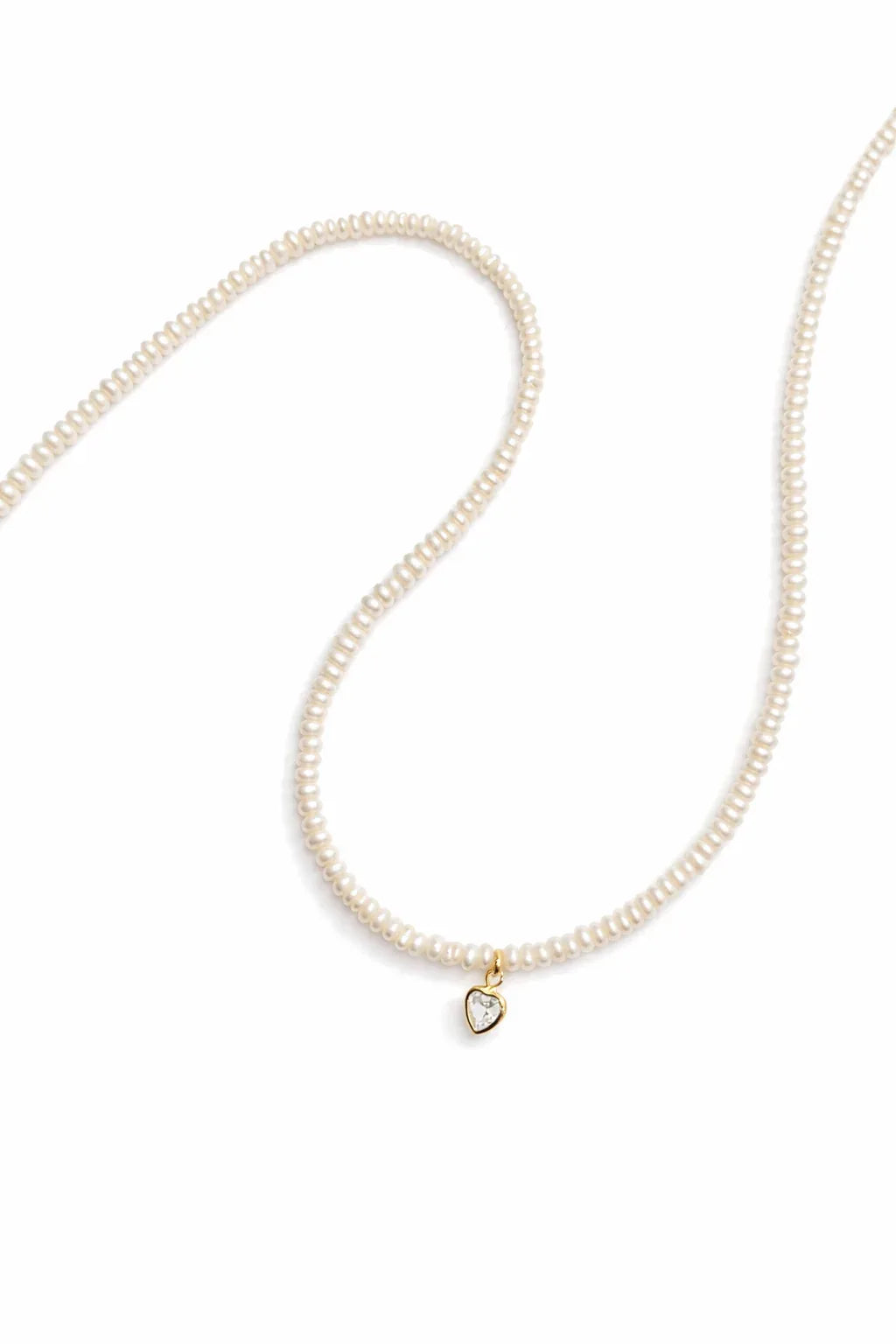 Collier fin en perles Erine